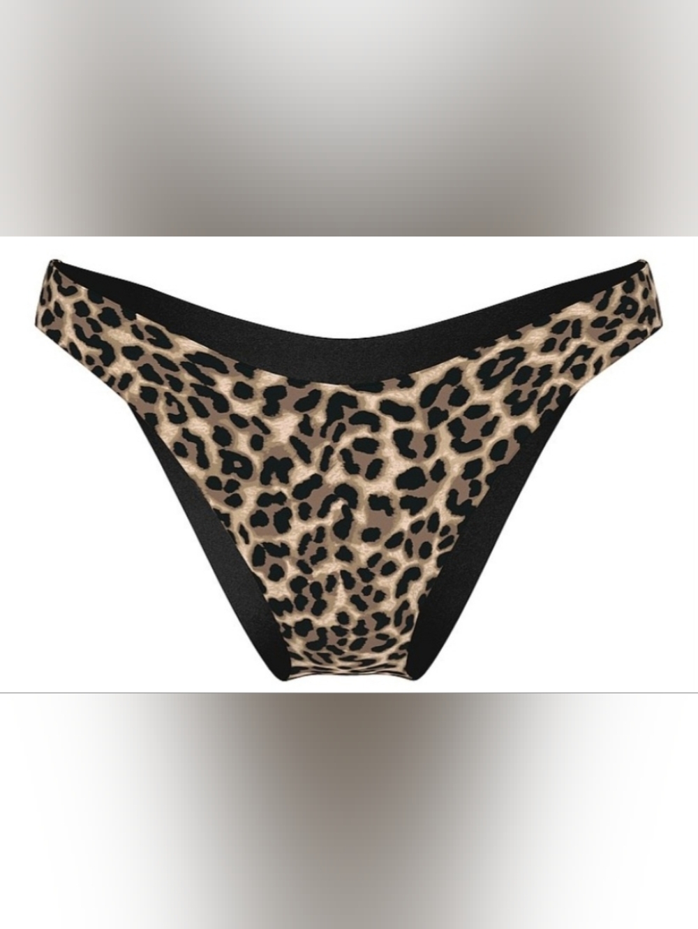 XXL Victoria's Secret Swim Brazilian Bikini Bottom True Cat Leopard